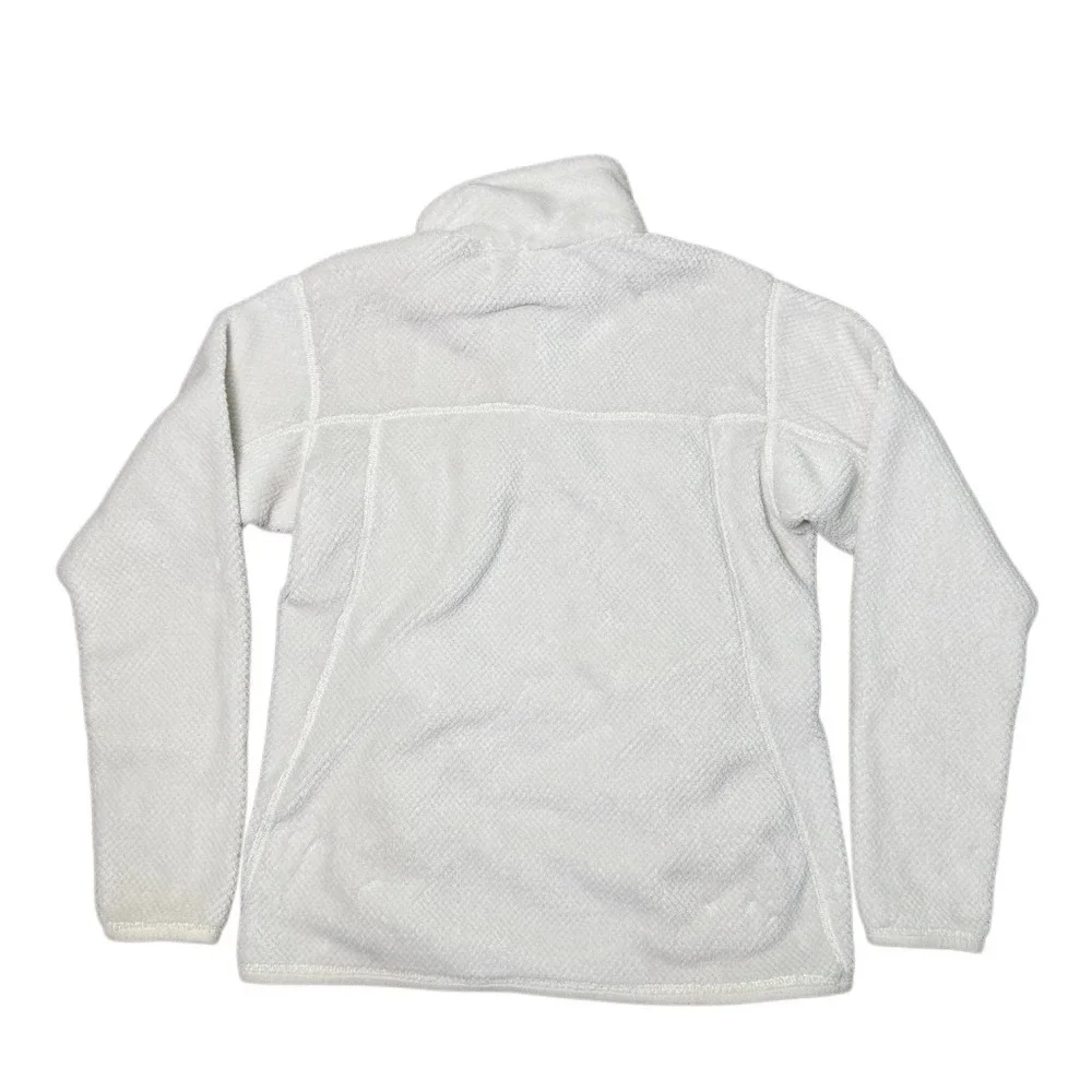 Patagonia‎ Women's Re-Tool Half-Snap Pullover White Size Medium Sweater Jacket - Picture 3 of 8